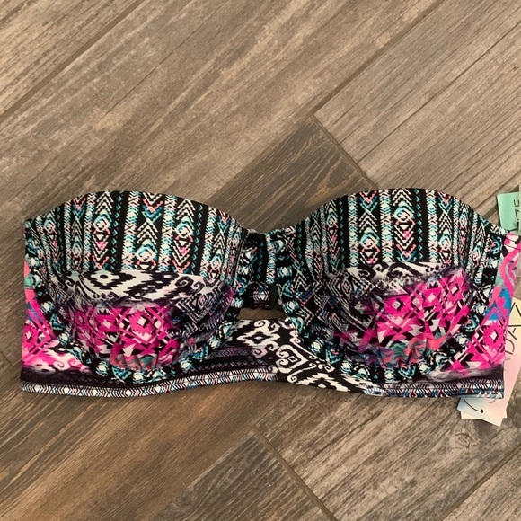 NWT Abbie Double Strap Bikini Top Bra Sized - Picture 2 of 10